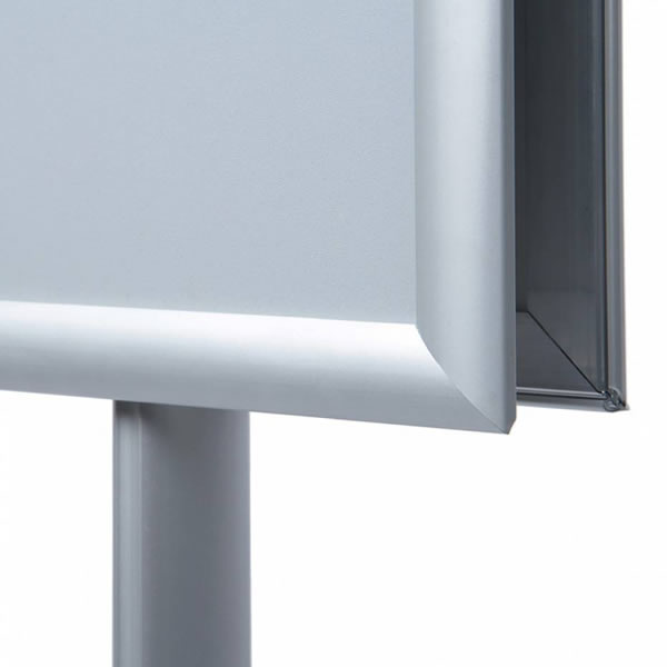 Shop Single & Double Sided Sign Post | Sizes A4 & A3 White Light Display